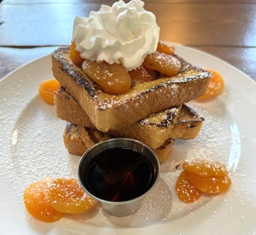 Apricot Cream Cheese French Toast